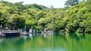 萩・明神池
